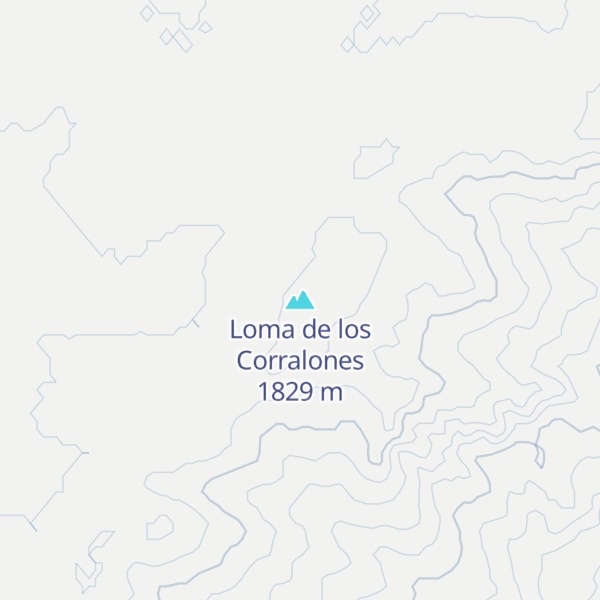 Map of Loma de los Corralones