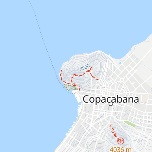Map of Cerro Calvario