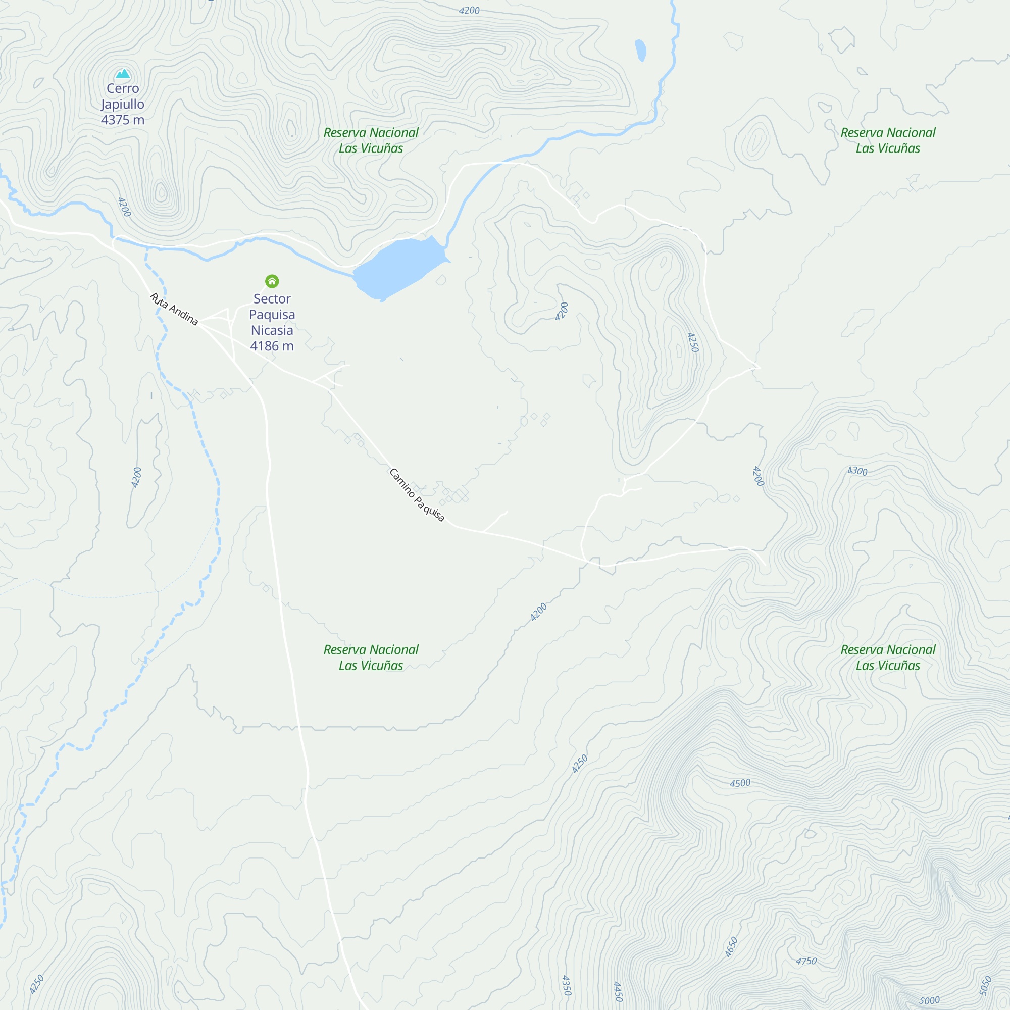 Paquisa gertrudis map