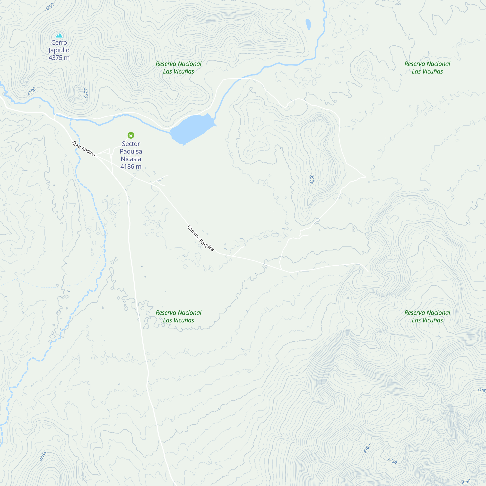 Paquisa gertrudis map