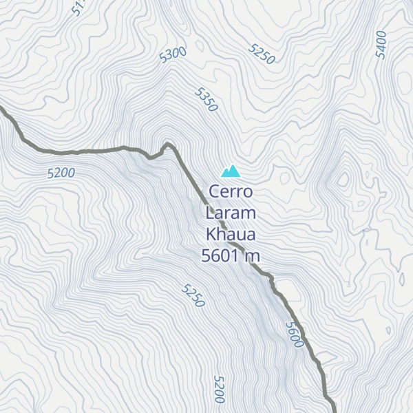 Map of Cerro Larancagua