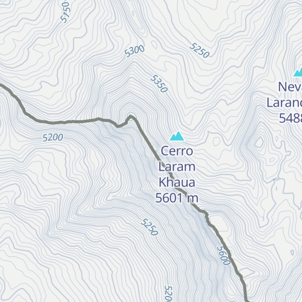 Map of Cerro de Larancahua