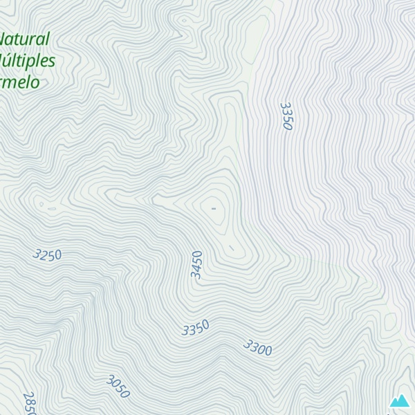 Map of Cerro El Buitre