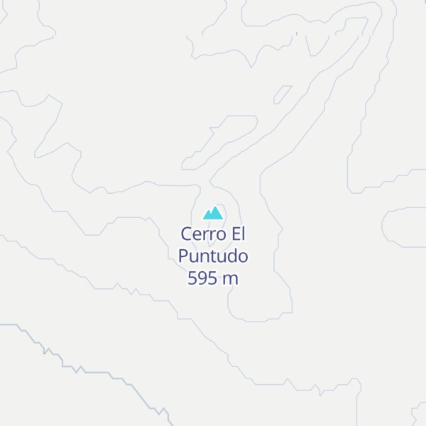 Map of Cerro El Puntudo