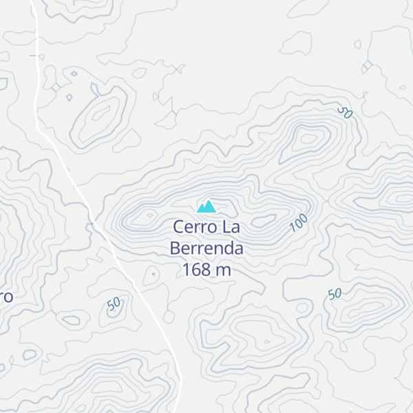 Map of Cerro La Berrenda
