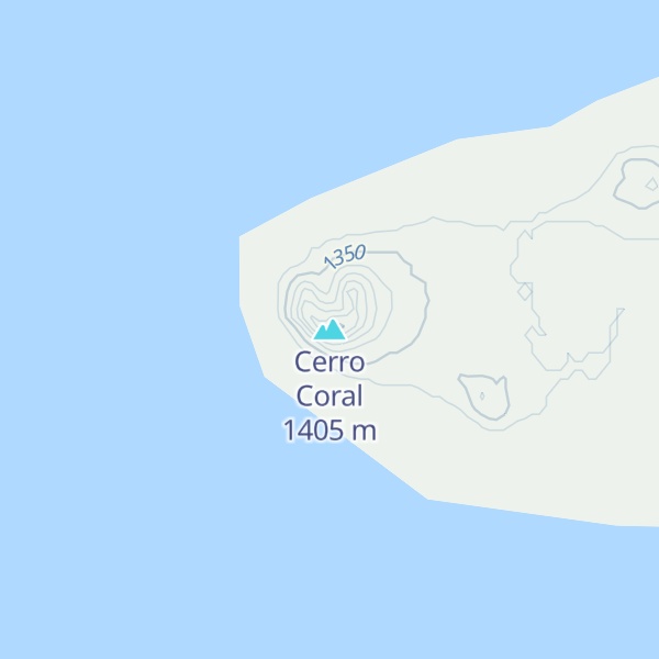 Map of Cerro Coral