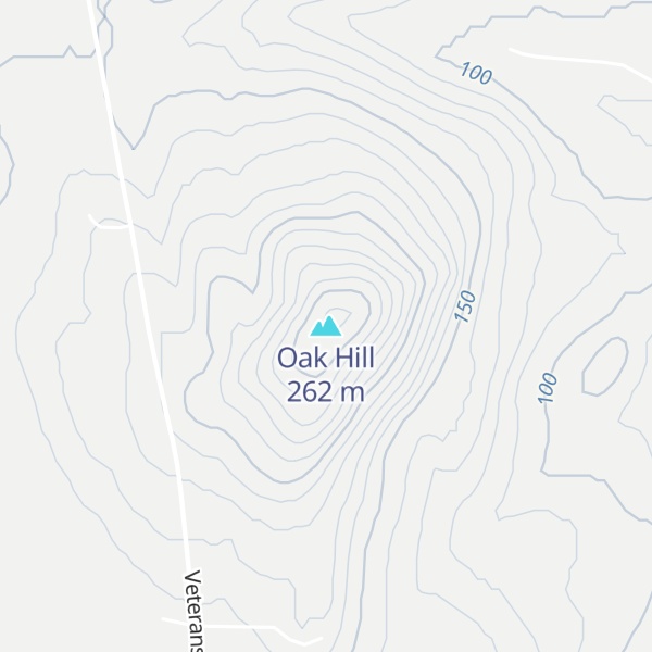 Map of Oak Hill