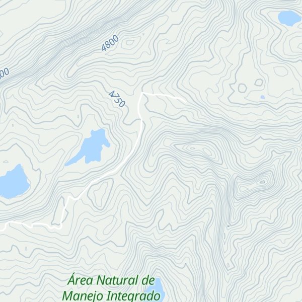 Map of Cerro Condoriri
