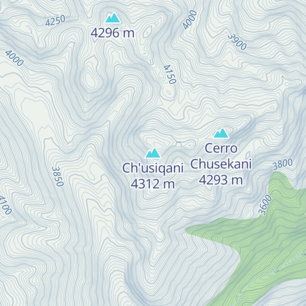 Map of Ch'usiqani