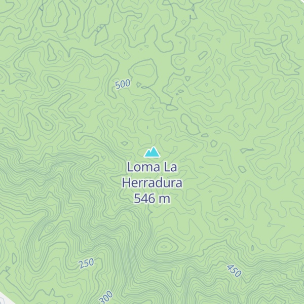 Map of Loma La Herradura