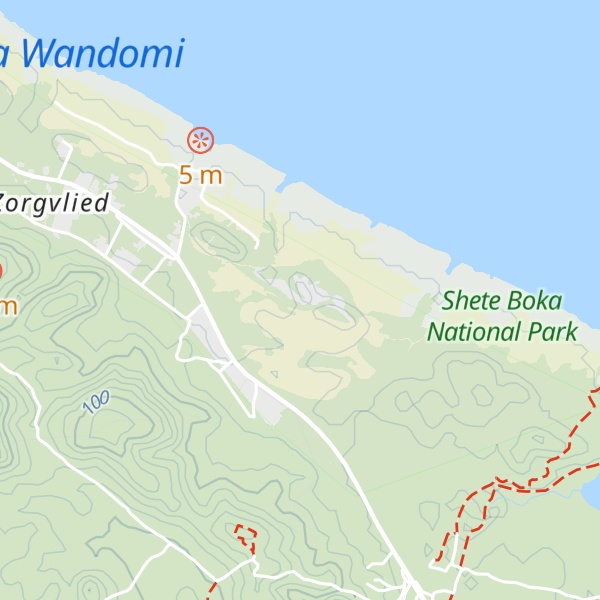 Map of Seru Chai