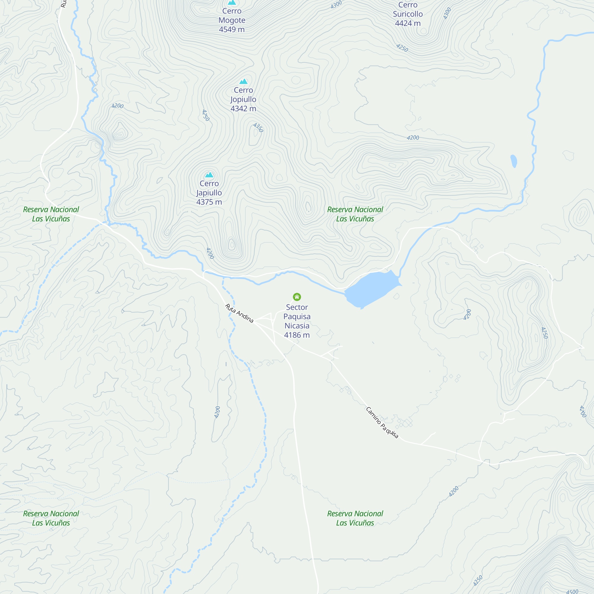 Sector Paquisa Nicasia map