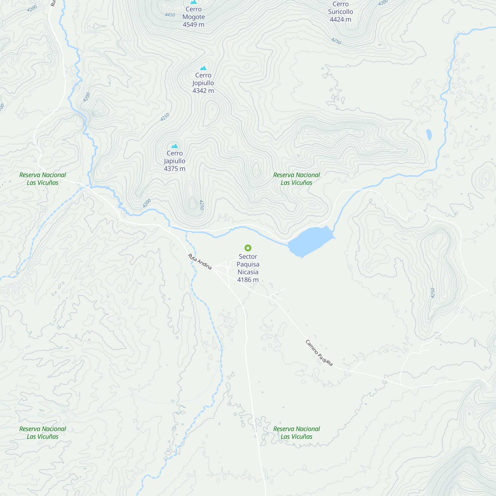 Sector Paquisa Nicasia map