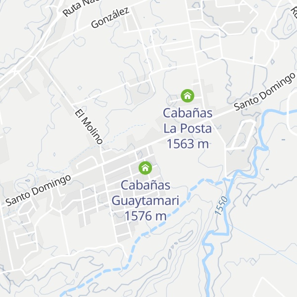 Map of Cabaña Las Margaritas