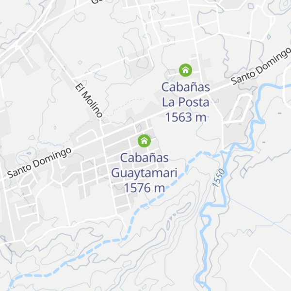 Map of Cabañas Los Lazos