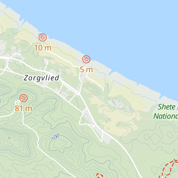 Map of Seru Shon Meester