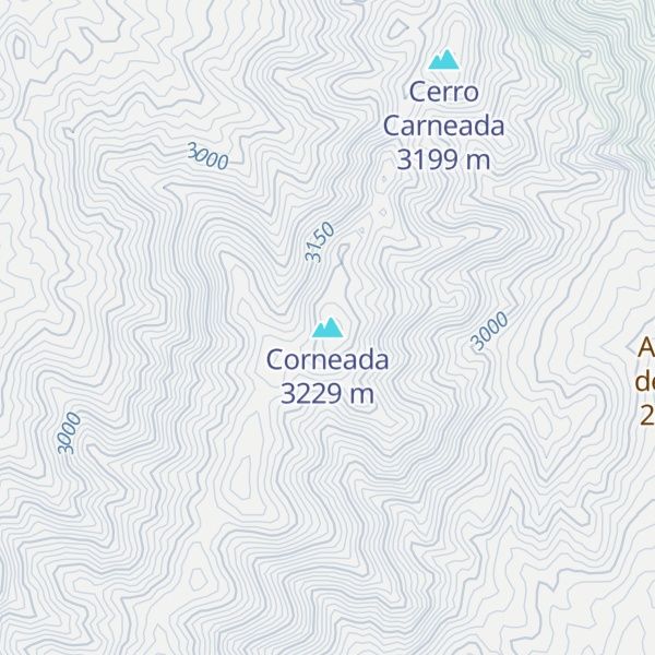 Map of Corneada
