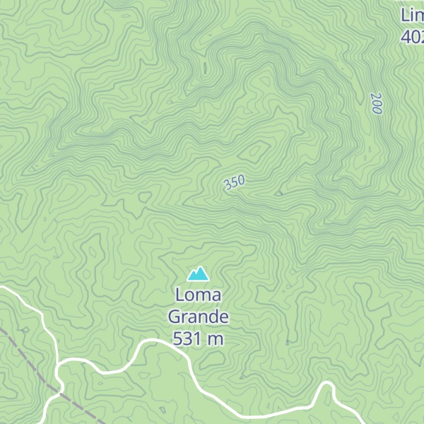 Map of Monte Cucurucho