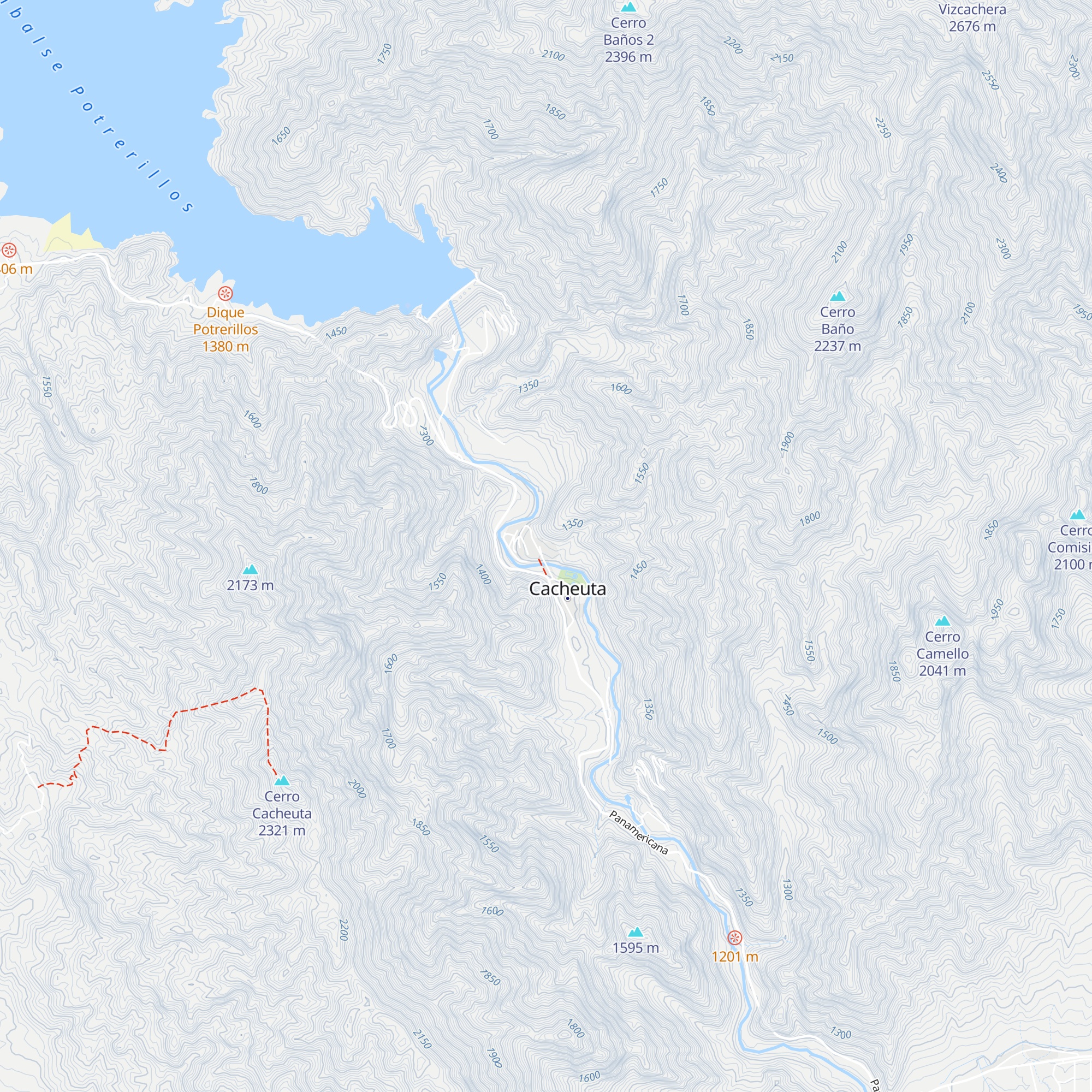 Cabañas del Montañés map