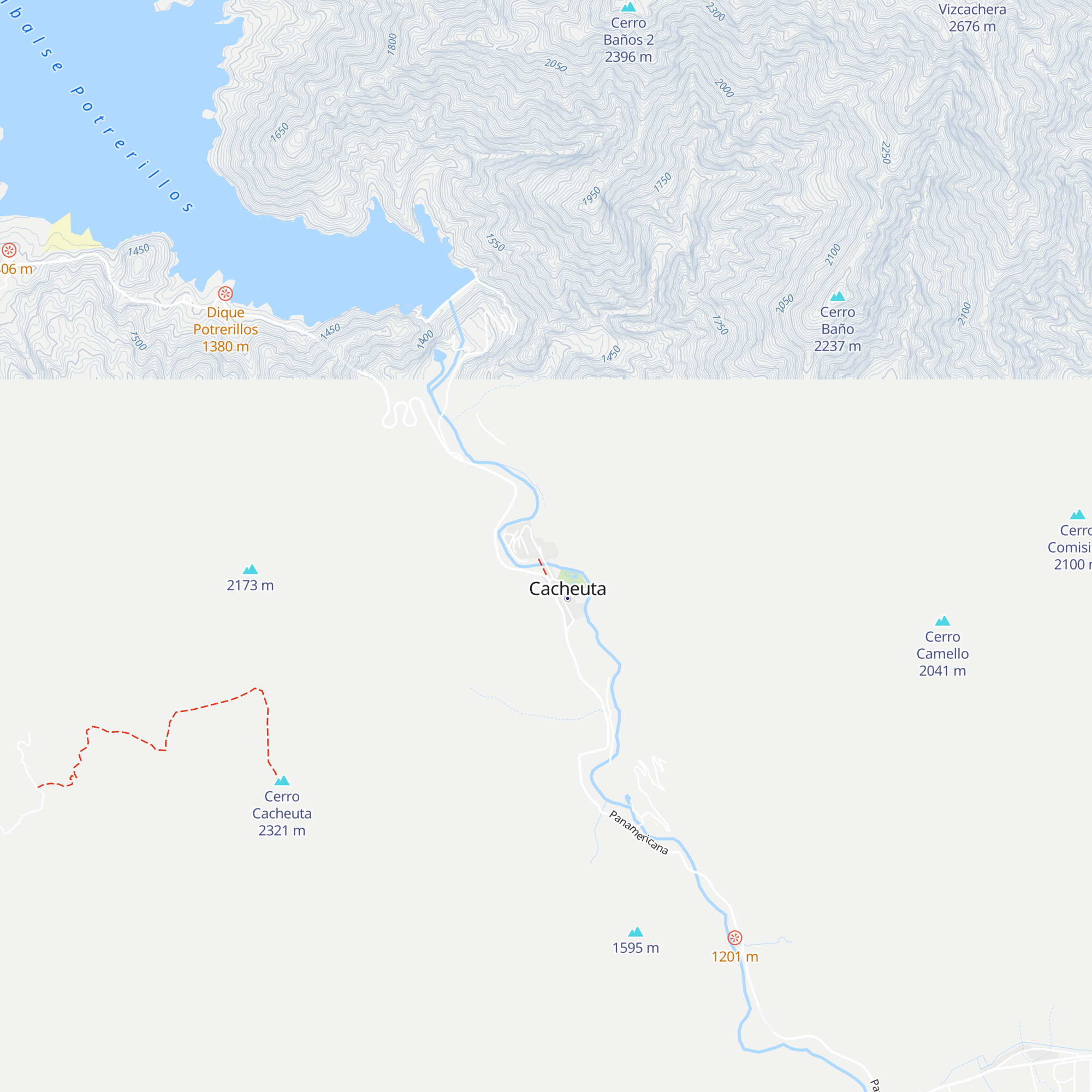 Cabañas del Montañés map