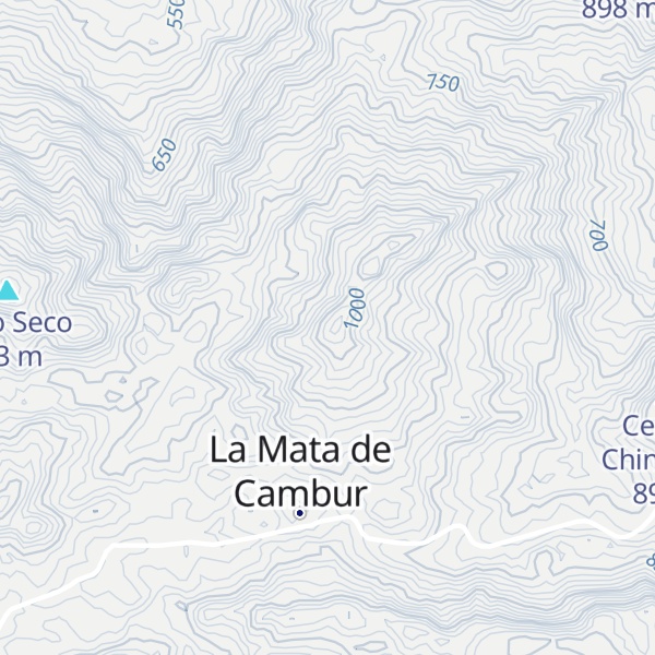 Map of Cerro El Chuco