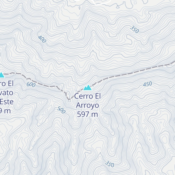 Map of Cerro El Arroyo