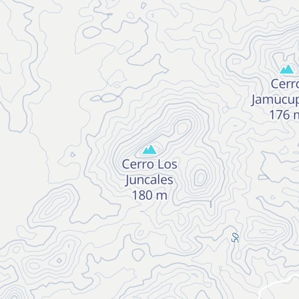 Map of Cerro Los Juncales