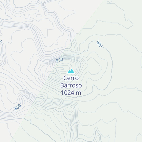 Map of Cerro Barroso