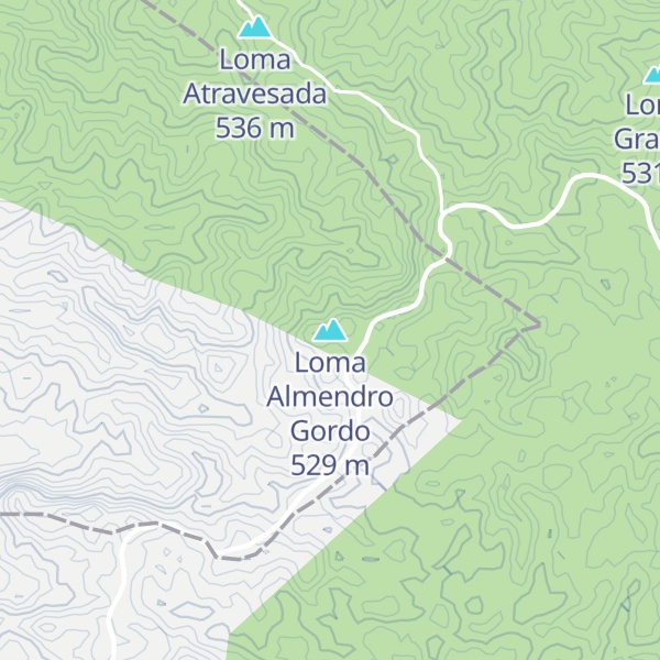 Map of Loma Almendro Gordo