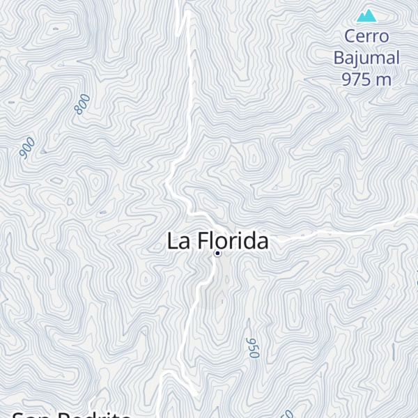 Map of Cerro Naranjito