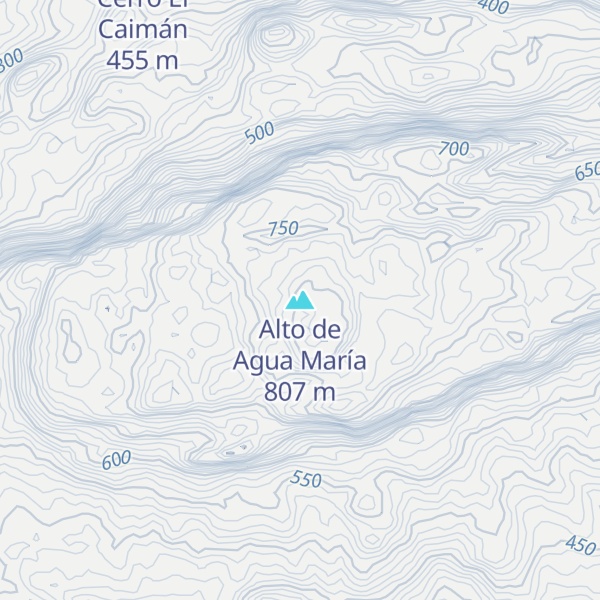 Map of Alto de Agua María
