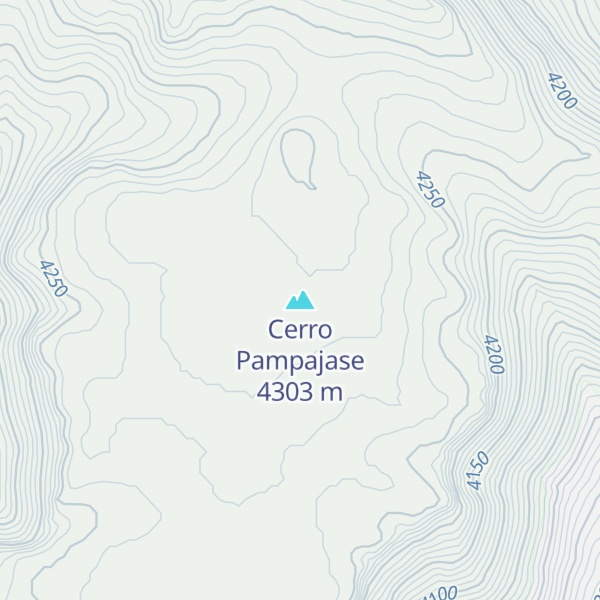 Map of Cerro Pampajase