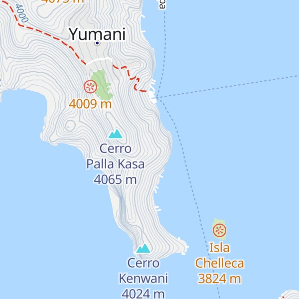 Map of Refugio Ecologico Kalluchi