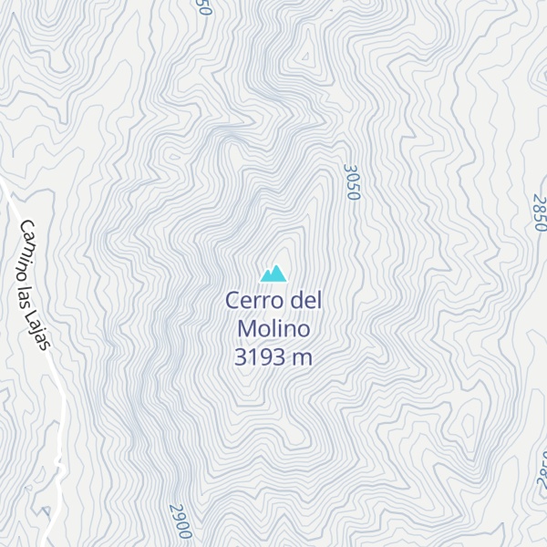 Map of Cerro del Molino