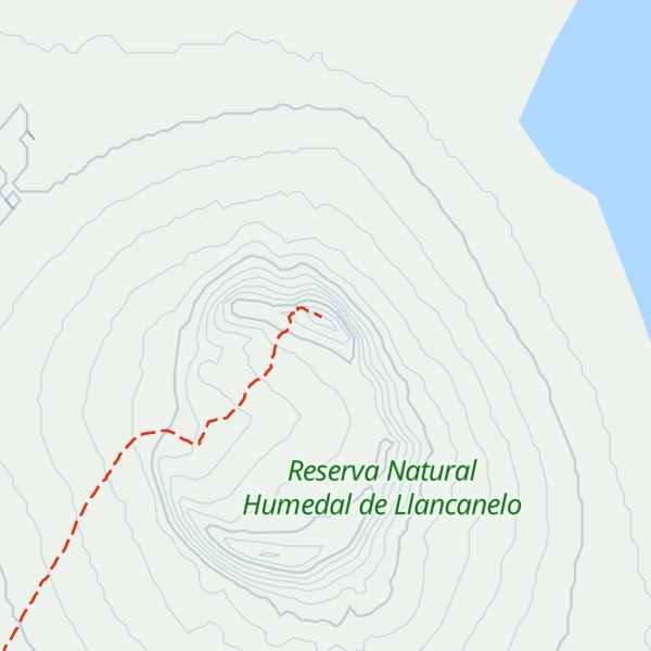 Map of Cerro Carapacho