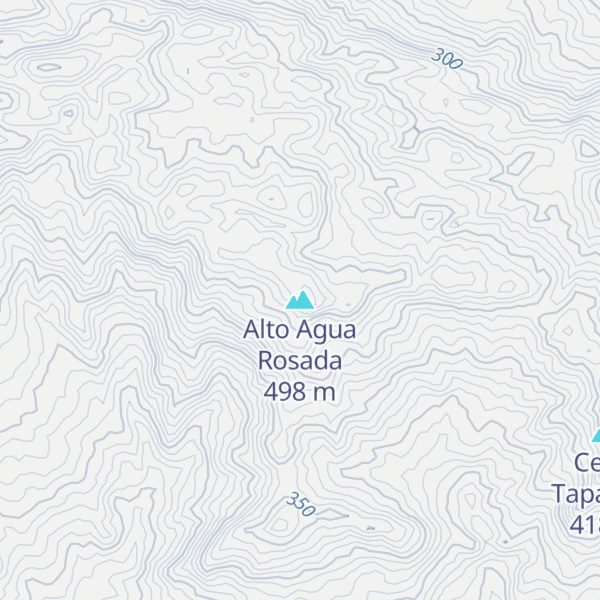 Map of Alto Agua Rosada