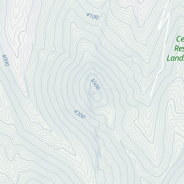 Map of Cerro Huinchajalla