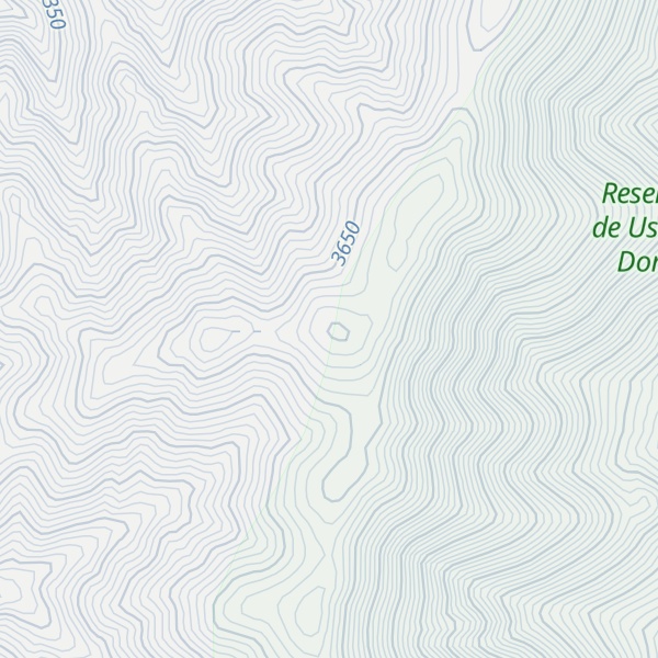 Map of Cerro Don Carmelo