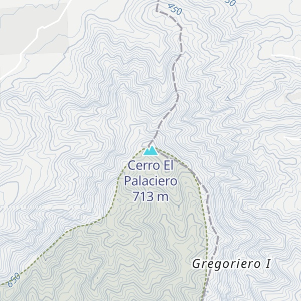 Map of Cerro El Palaciero