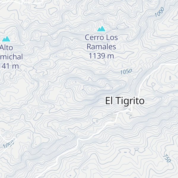 Map of Cerro El Tigrito