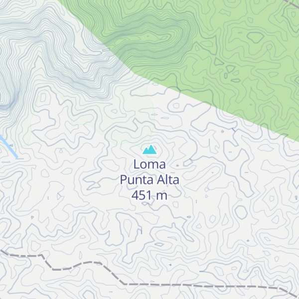 Map of Loma Punta Alta