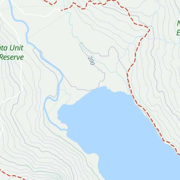 Map of Nahmakanta Lake Wilderness Camp