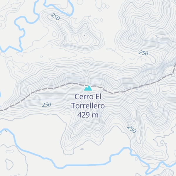 Map of Cerro El Torrellero