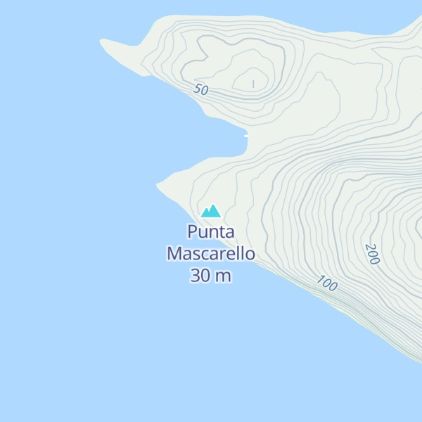 Map of Punta Mascarello