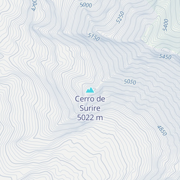 Map of Cerro de Surire