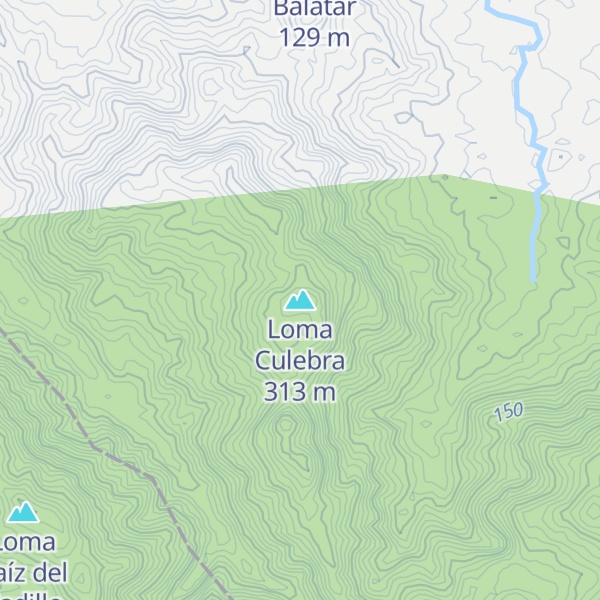 Map of Loma Culebra