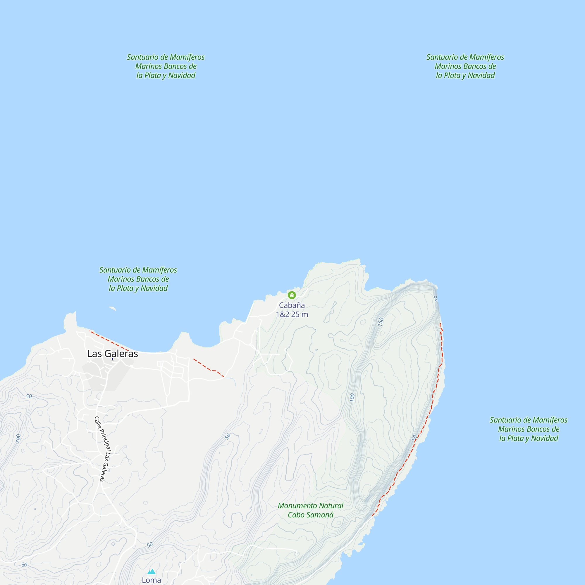 Cabaña Rustica map