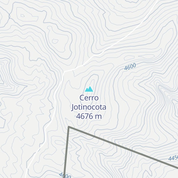 Map of Cerro Jotinocota