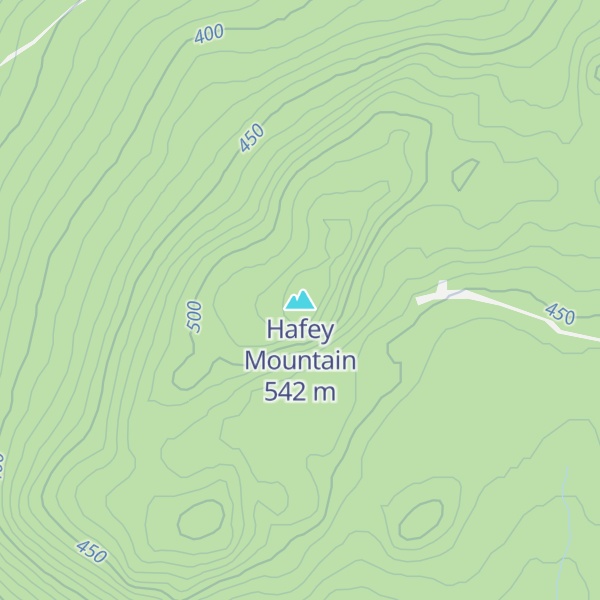 Map of Hafey Mountain