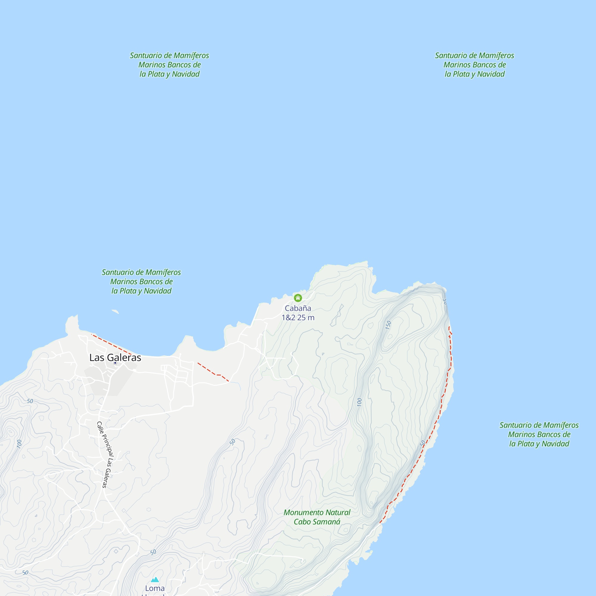 Cabaña 1&2 map